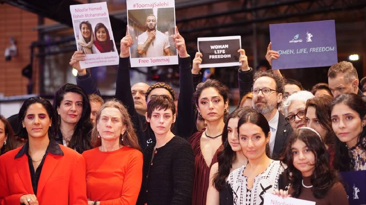 Kristen Stewart Joins Protests For Iran At The Berlin Film Festival